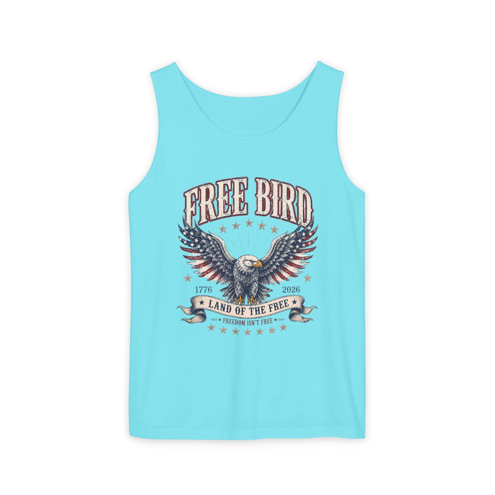 Tank Top — "Free Bird" Eagle America Graphic Tee