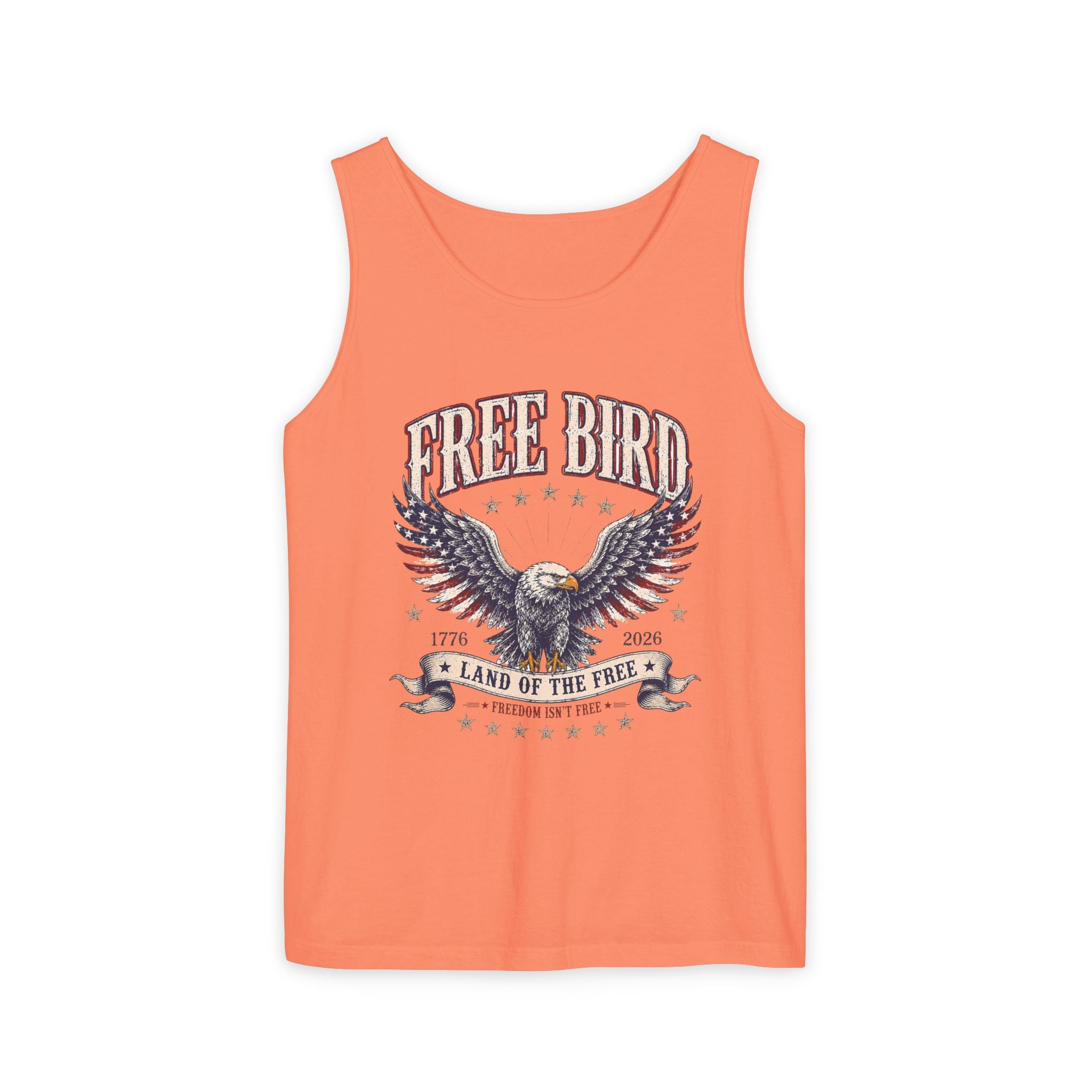 Tank Top — "Free Bird" Eagle America Graphic Tee