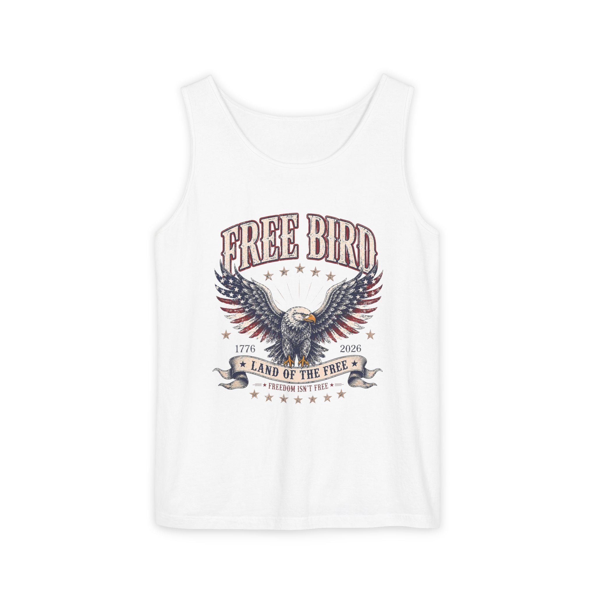 Tank Top — "Free Bird" Eagle America Graphic Tee