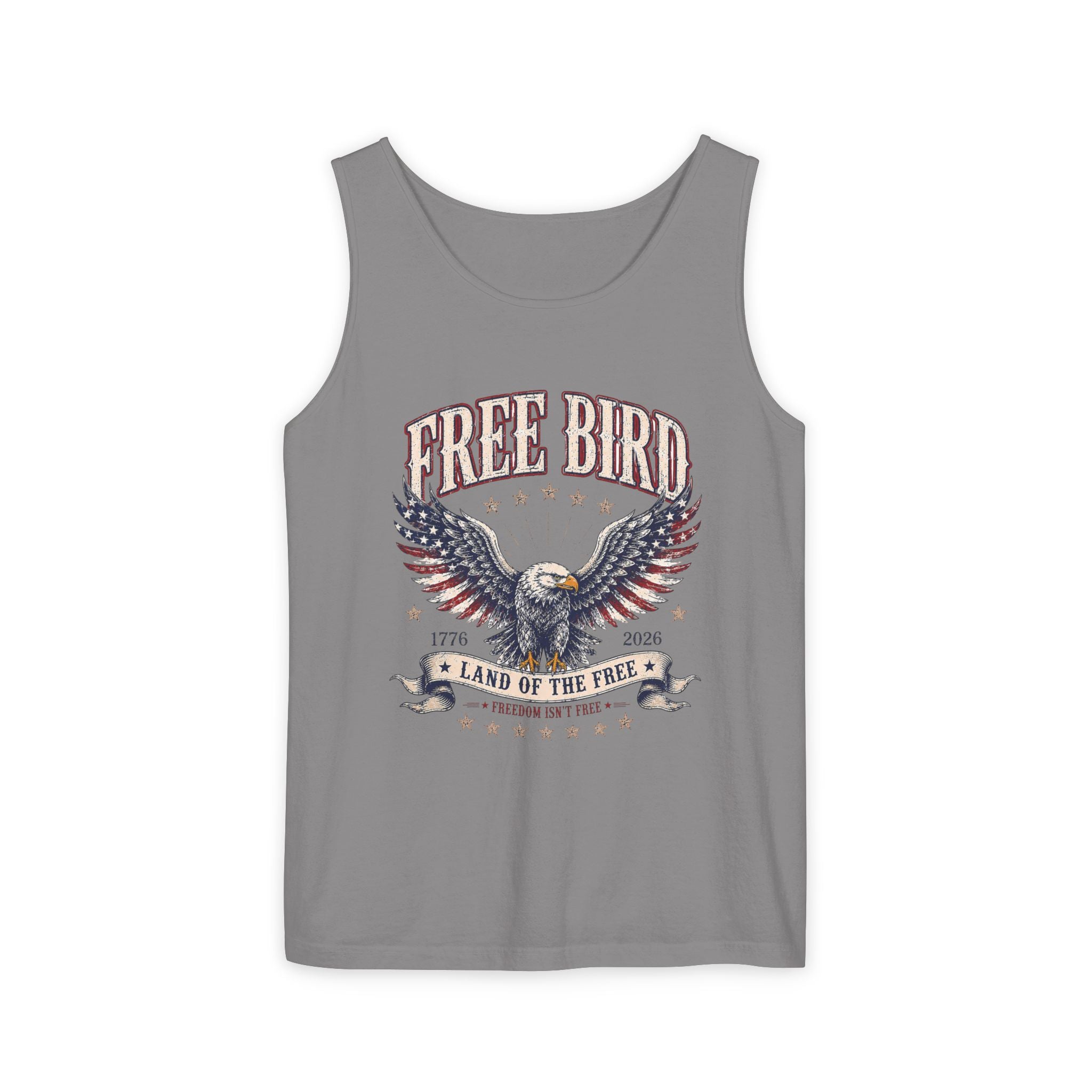 Tank Top — "Free Bird" Eagle America Graphic Tee
