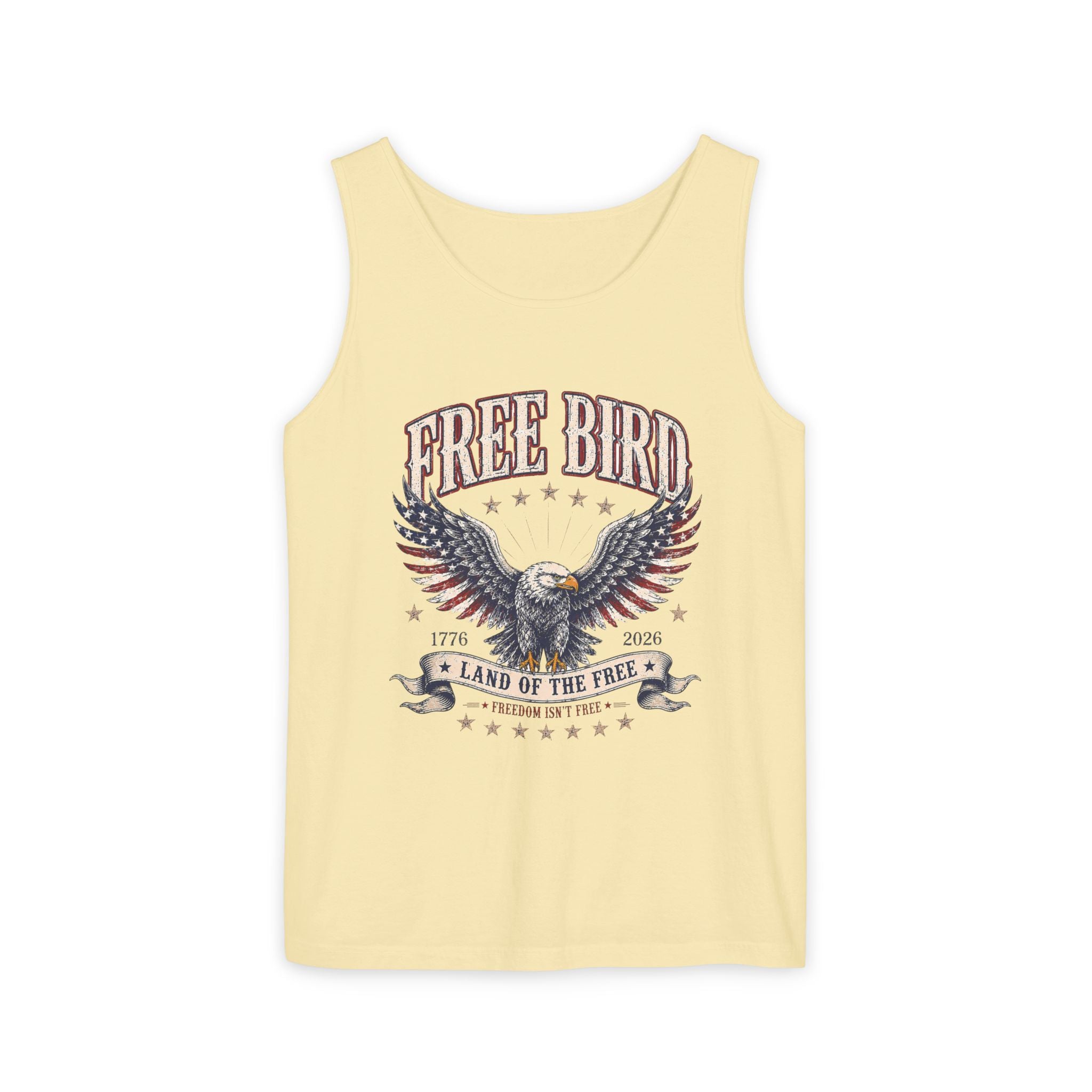 Tank Top — "Free Bird" Eagle America Graphic Tee