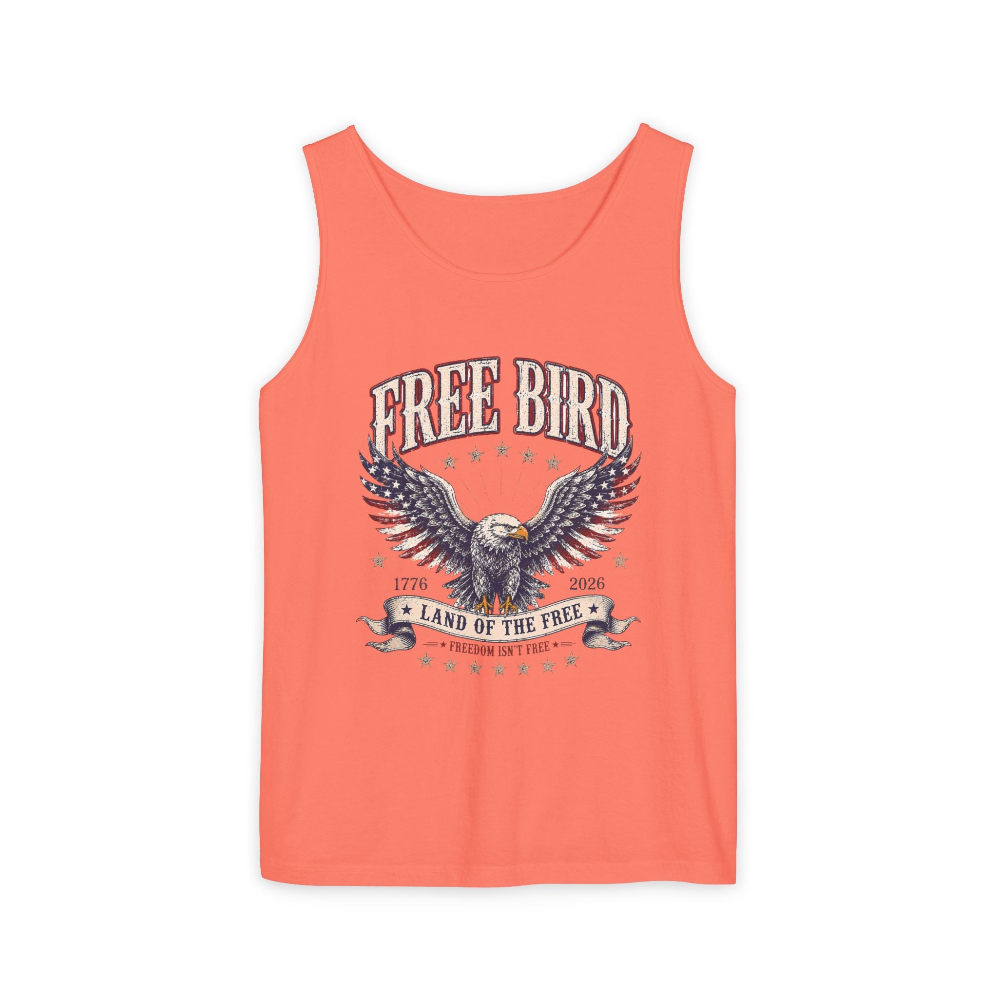 Tank Top — "Free Bird" Eagle America Graphic Tee