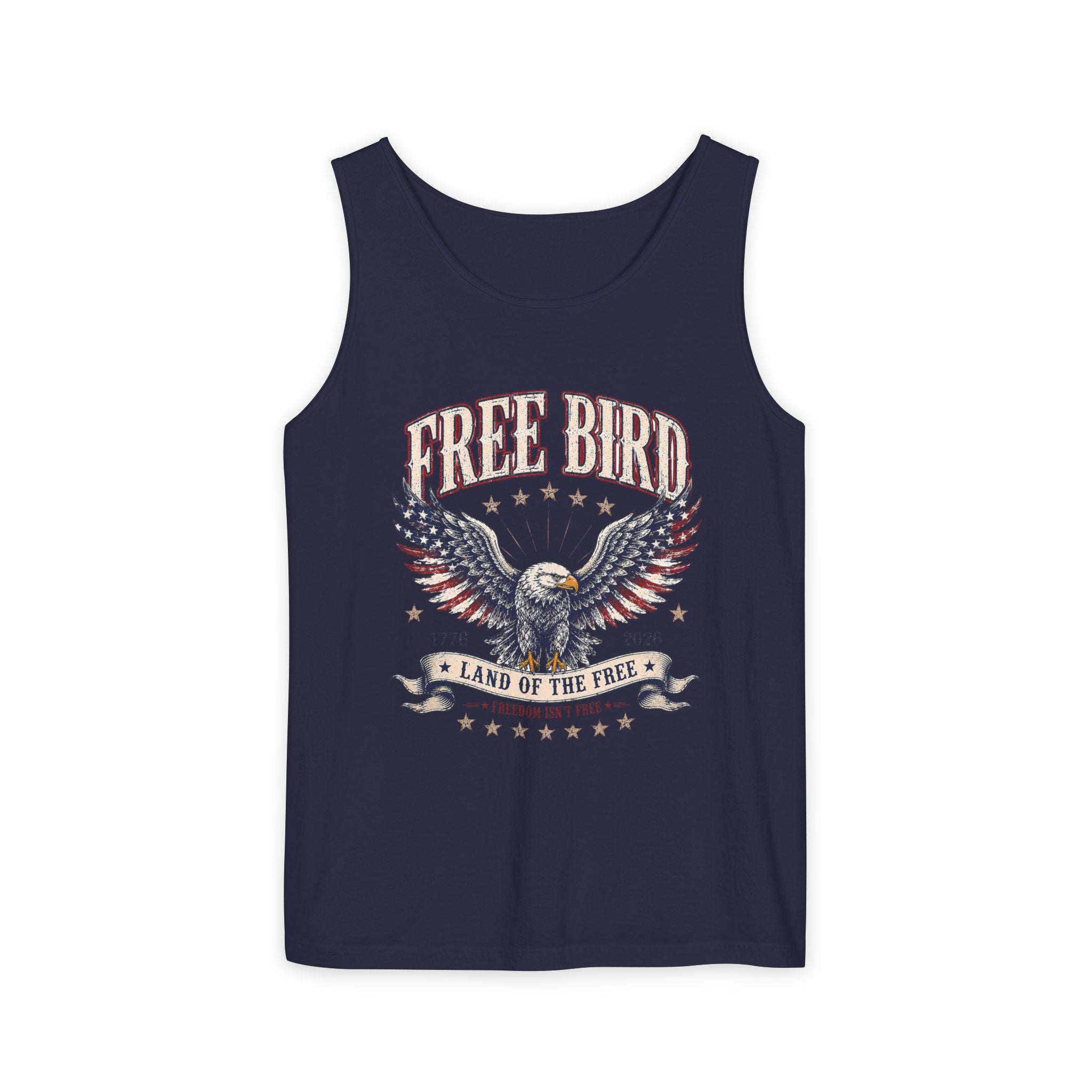 Tank Top — "Free Bird" Eagle America Graphic Tee