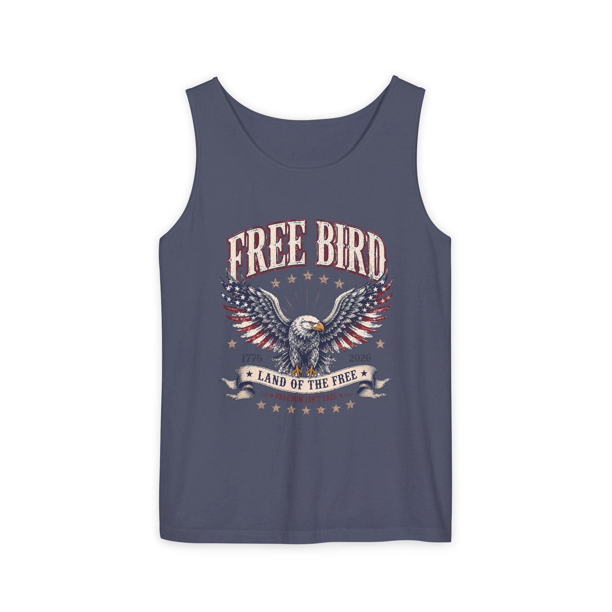 Tank Top — "Free Bird" Eagle America Graphic Tee