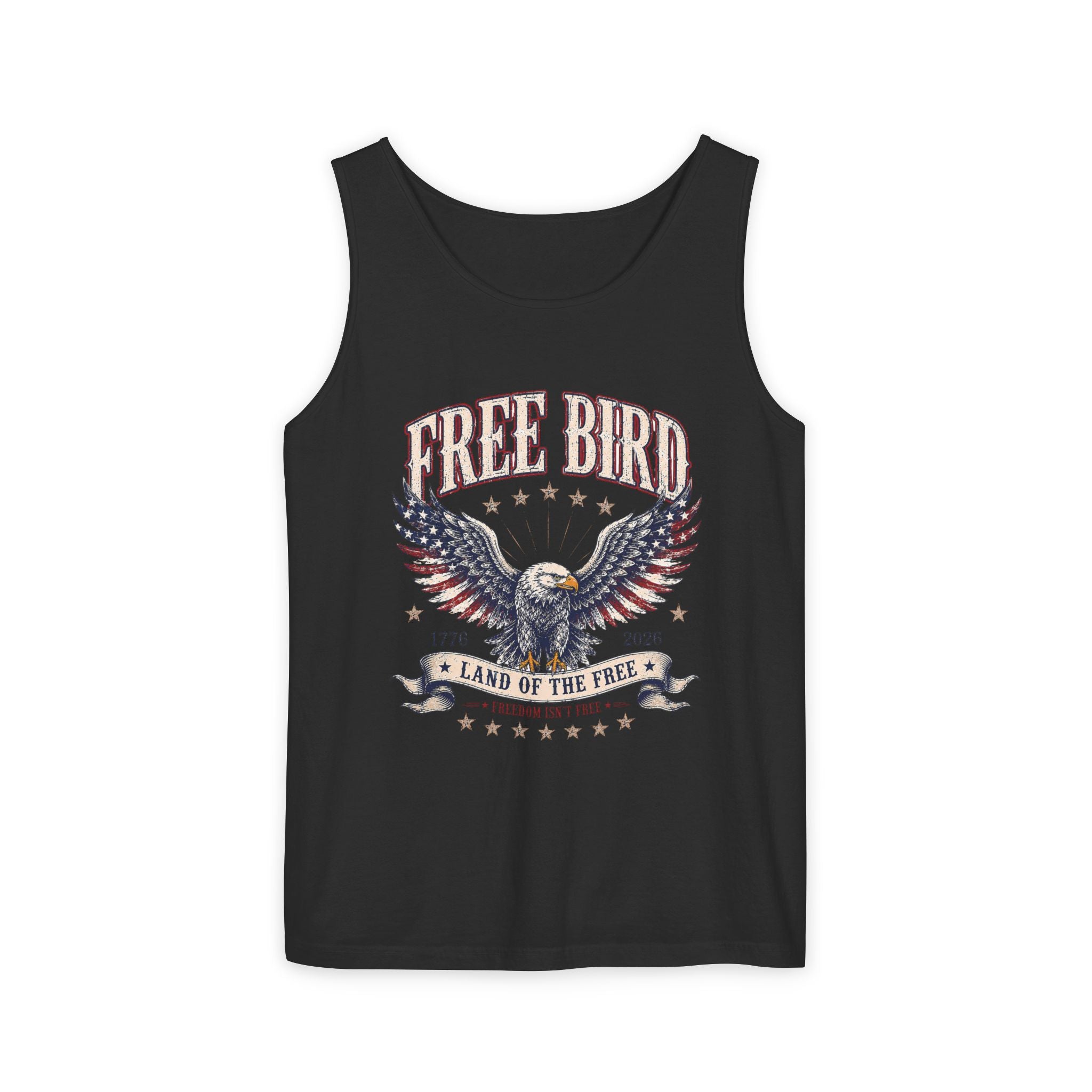 Tank Top — "Free Bird" Eagle America Graphic Tee