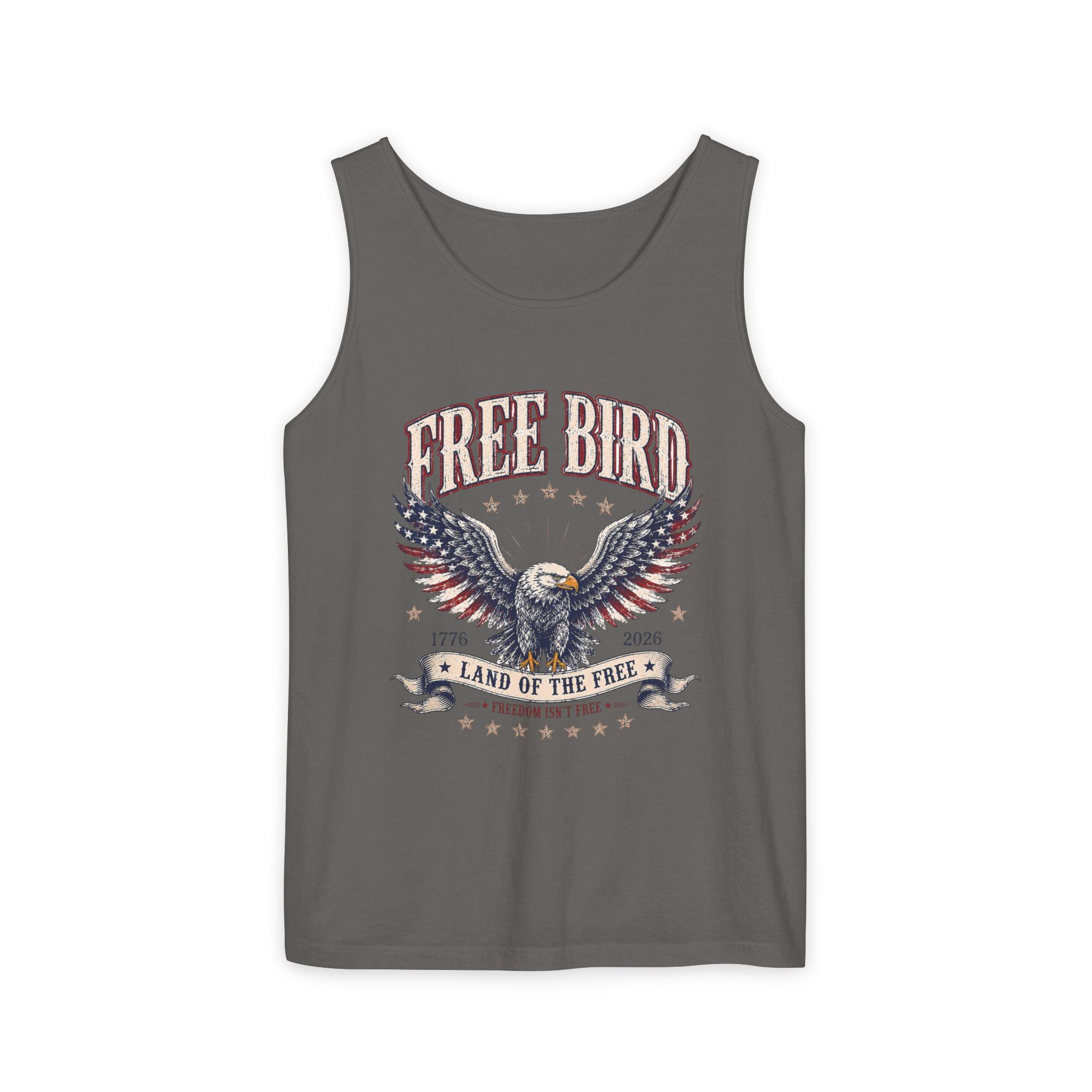 Tank Top — "Free Bird" Eagle America Graphic Tee